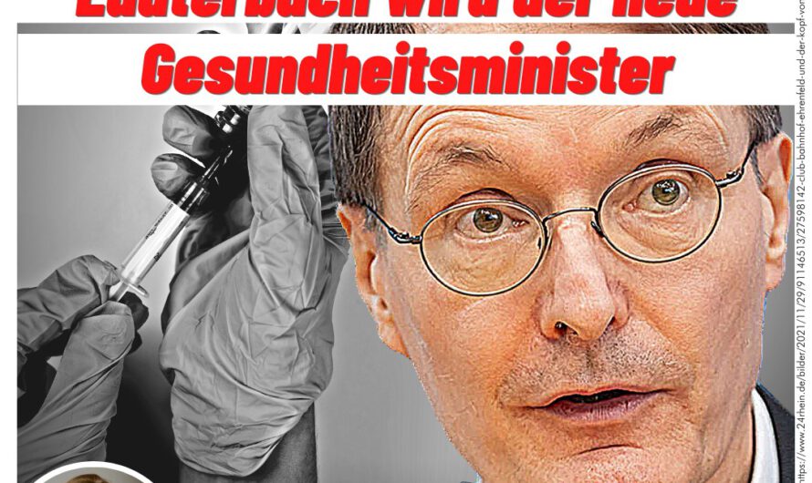 Der Zerfall Deutschlands – Lauterbach (SPD) wird der neue Gesundheitsminister