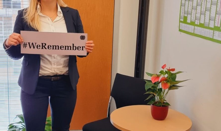 Carolin Bachmann (MdB) zur Gedenkstunde im Bundestag an die Opfer des Nationalsozialismus