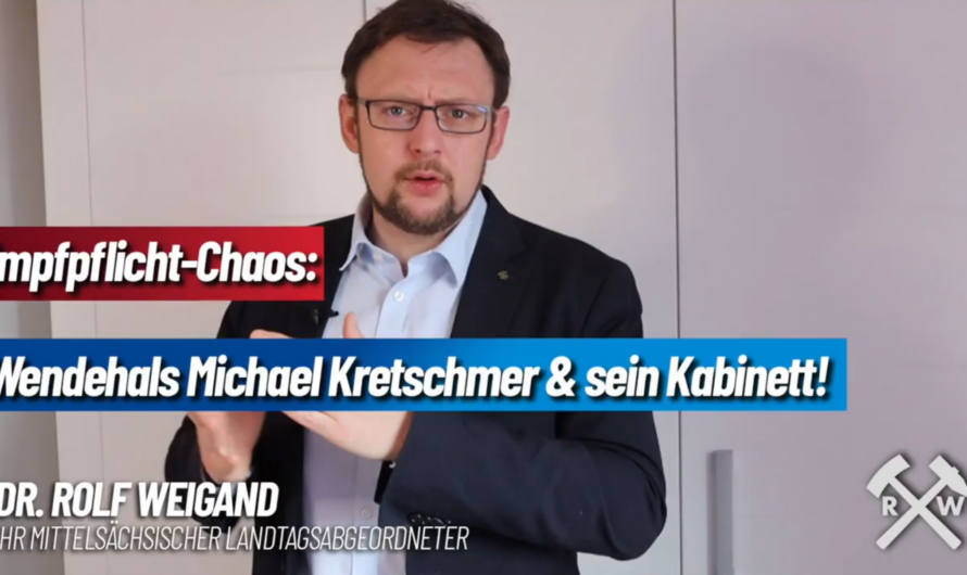 Impfpflicht-Chaos: Wendehals Michael Kretschmer & sein Kabinett!
