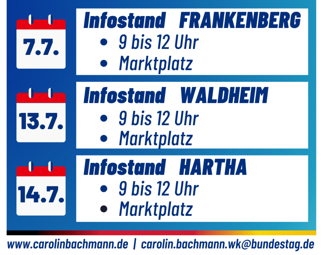 Bachmann unterwegs in Mittelsachen