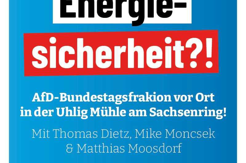 Energiesicherheit?! – AfD Bundestagsfraktion vor Ort