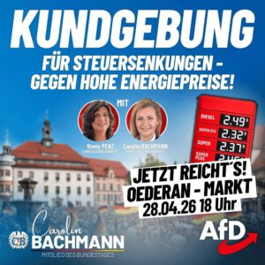 KUNDGEBUNG IN OEDERAN